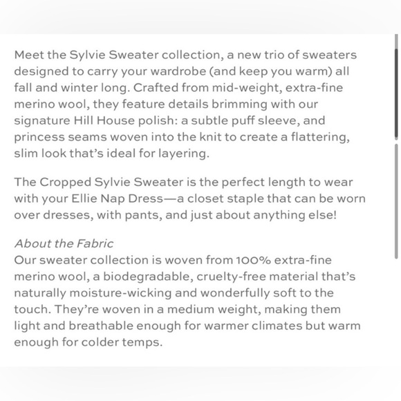 Sylvie Cropped Sweater - Picture 10 of 10